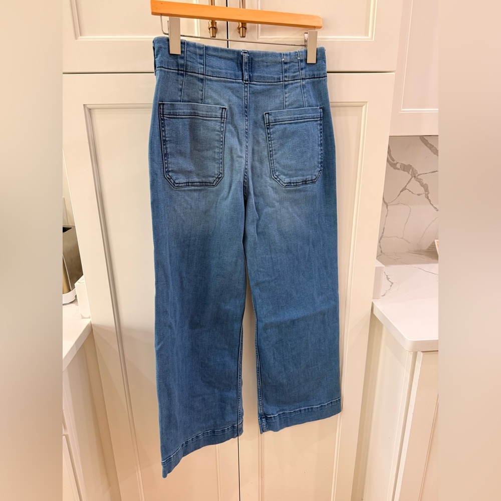 Maeve Colette Wide-Leg Crop Jeans - Picture 3 of 5